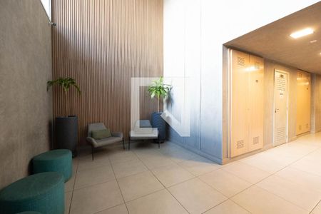 Studio para alugar com 24m², 1 quarto e sem vaga Studio para alugar com 24m², 1 quarto e sem vagaHall de entrada