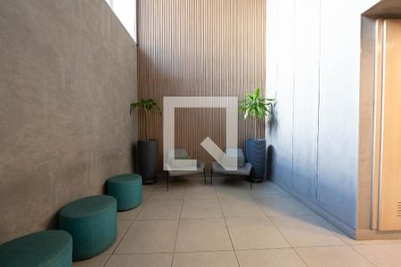 Studio para alugar com 24m², 1 quarto e sem vaga Studio para alugar com 24m², 1 quarto e sem vagaHall de entrada
