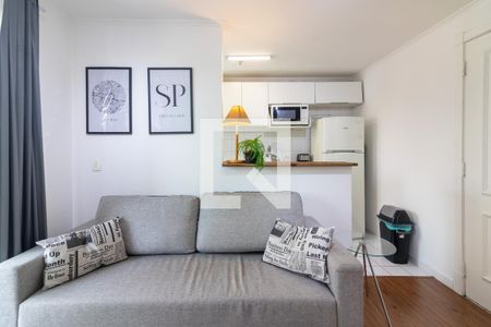 Sala de apartamento para alugar com 2 quartos, 55m² em Vila Olímpia, São Paulo