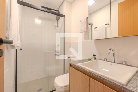 Studio para alugar com 25m², 1 quarto e sem vaga Studio para alugar com 25m², 1 quarto e sem vagaBanheiro