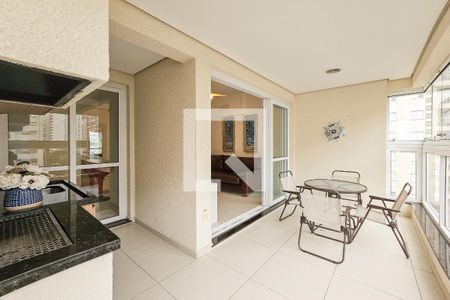 Varanda de apartamento para alugar com 3 quartos, 110m² em Centro, Guarujá