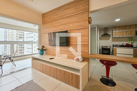 Sala de apartamento para alugar com 3 quartos, 110m² em Centro, Guarujá