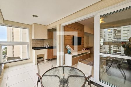 Varanda de apartamento para alugar com 3 quartos, 110m² em Centro, Guarujá