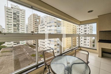 Varanda de apartamento para alugar com 3 quartos, 110m² em Centro, Guarujá