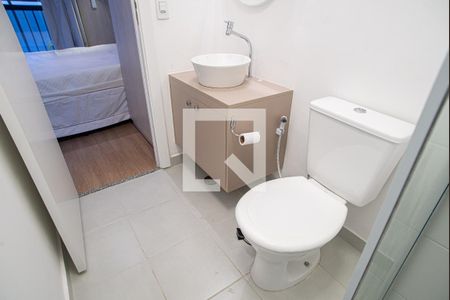 Studio para alugar com 26m², 1 quarto e sem vaga Studio para alugar com 26m², 1 quarto e sem vagaBanheiro