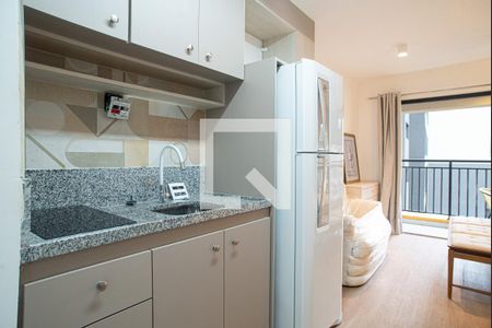 Studio para alugar com 26m², 1 quarto e sem vaga Studio para alugar com 26m², 1 quarto e sem vagaCozinha