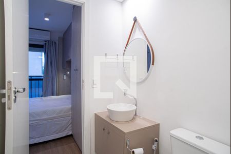 Studio para alugar com 26m², 1 quarto e sem vaga Studio para alugar com 26m², 1 quarto e sem vagaBanheiro