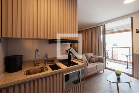 Studio para alugar com 30m², 1 quarto e sem vagaCozinha