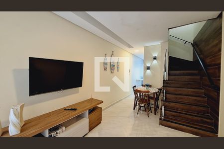 Sala  de casa para alugar com 2 quartos, 65m² em Caiçara, Praia Grande