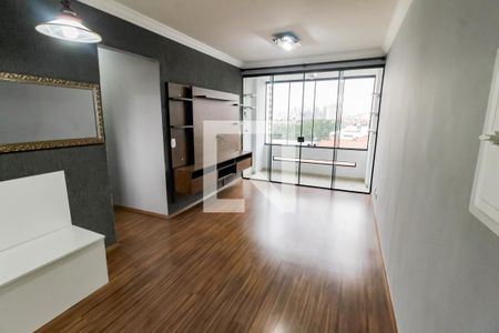 Sala de apartamento para alugar com 2 quartos, 63m² em Chácara Agrindus, Taboão da Serra