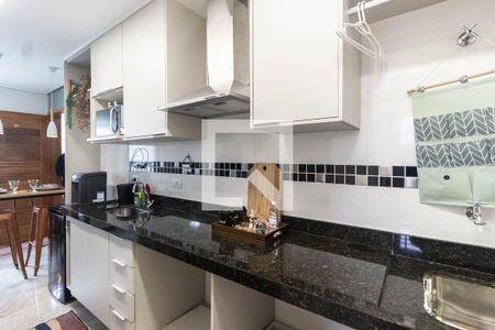 Cozinha de kitnet/studio para alugar com 1 quarto, 28m² em Parada Inglesa, São Paulo