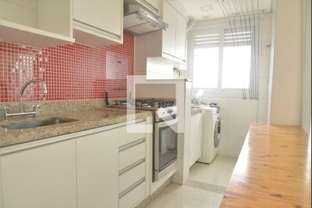 Apartamento para alugar com 60m², 2 quartos e 2 vagasDetalhe da cozinha