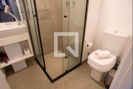 Banheiro de kitnet/studio à venda com 1 quarto, 19m² em Bela Vista, São Paulo