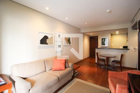 Sala de apartamento à venda com 1 quarto, 60m² em Itaim Bibi, São Paulo