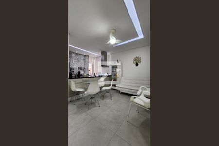 Sala de apartamento para alugar com 1 quarto, 54m² em Boqueirão, Santos