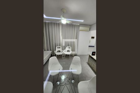 Detalhe Sala de apartamento para alugar com 1 quarto, 54m² em Boqueirão, Santos