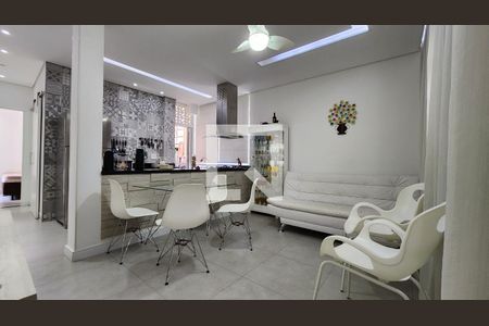 Sala de apartamento para alugar com 1 quarto, 54m² em Boqueirão, Santos