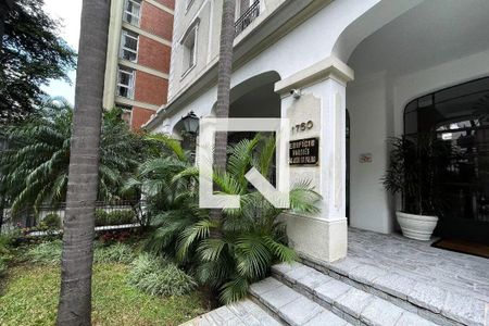 Apartamento para alugar com 112m², 3 quartos e 1 vagaFachada e portaria