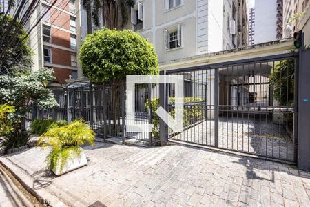 Apartamento para alugar com 112m², 3 quartos e 1 vagaFachada e portaria