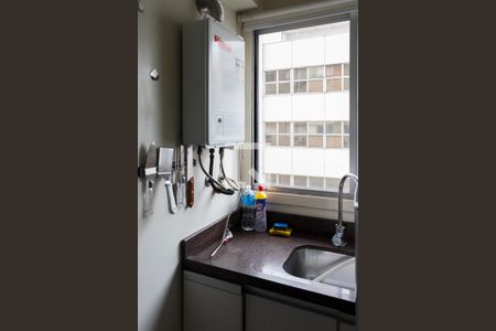 Studio à venda com 35m², 1 quarto e 1 vagaCozinha