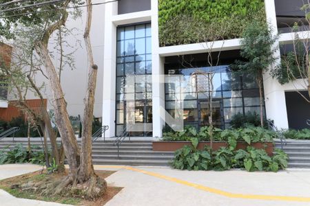 Studio para alugar com 26m², 1 quarto e sem vaga Studio para alugar com 26m², 1 quarto e sem vagaFachada