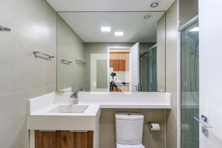 Studio para alugar com 26m², 1 quarto e sem vaga Studio para alugar com 26m², 1 quarto e sem vagaBanheiro