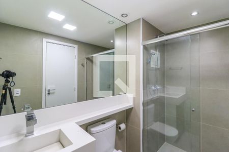 Studio para alugar com 26m², 1 quarto e sem vaga Studio para alugar com 26m², 1 quarto e sem vagaBanheiro
