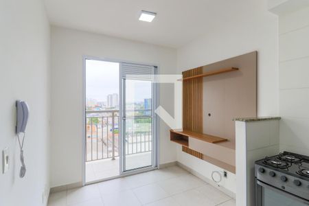 Sala de apartamento para alugar com 1 quarto, 28m² em Jardim Caravelas, São Paulo