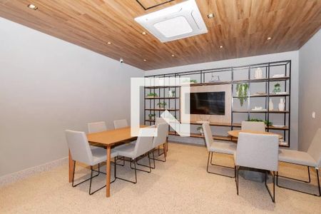 Studio para alugar com 32m², 1 quarto e sem vagaSalão de Festas