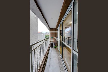 Varanda da Sala/Quarto de apartamento à venda com 1 quarto, 27m² em Liberdade, São Paulo