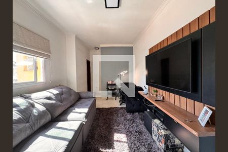 Sala de apartamento à venda com 2 quartos, 100m² em Vila Camilópolis, Santo André