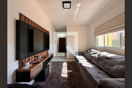Sala de apartamento à venda com 2 quartos, 100m² em Vila Camilópolis, Santo André