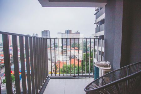 Varanda de kitnet/studio para alugar com 1 quarto, 27m² em Vila Clementino, São Paulo