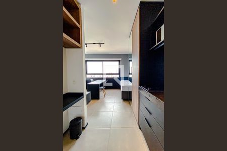 Cozinha de kitnet/studio para alugar com 1 quarto, 25m² em Vila Mariana, São Paulo
