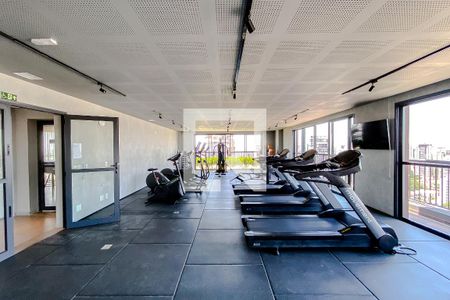 Área comum - Academia de kitnet/studio para alugar com 1 quarto, 25m² em Vila Mariana, São Paulo