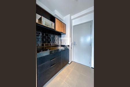 Cozinha de kitnet/studio para alugar com 1 quarto, 25m² em Vila Mariana, São Paulo