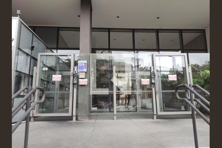 Apartamento para alugar com 32m², 1 quarto e sem vaga Apartamento para alugar com 32m², 1 quarto e sem vagaFachada + plaquinha