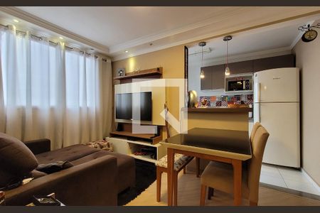 Sala de apartamento para alugar com 2 quartos, 54m² em Parque Sao Vicente, Santo André