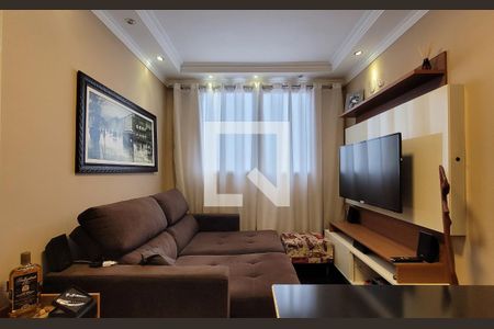 Sala de apartamento para alugar com 2 quartos, 54m² em Parque Sao Vicente, Santo André