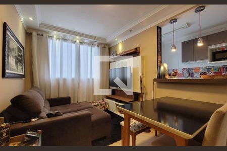 Sala de apartamento para alugar com 2 quartos, 54m² em Parque Sao Vicente, Santo André