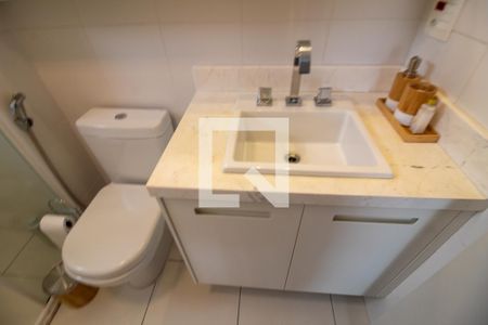 Banheiro da Suíte de apartamento para alugar com 1 quarto, 44m² em Brooklin Paulista, São Paulo