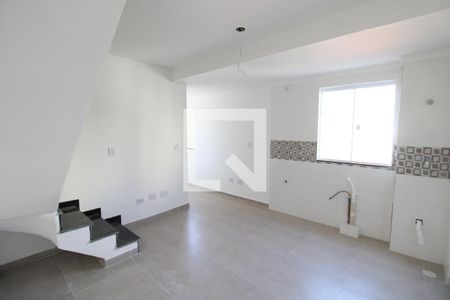 Sala / Cozinha de apartamento para alugar com 1 quarto, 35m² em Santana, São Paulo