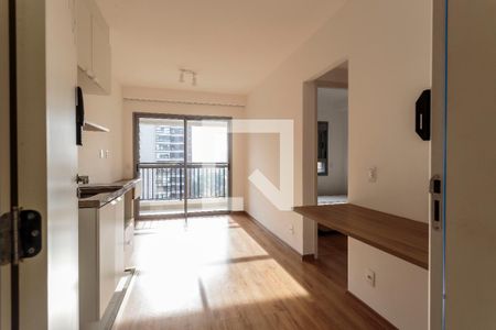 Sala de apartamento para alugar com 1 quarto, 32m² em Indianópolis, São Paulo