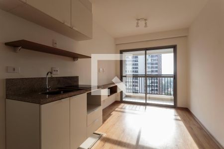 Sala de apartamento para alugar com 1 quarto, 32m² em Indianópolis, São Paulo