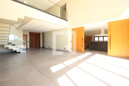 Sala de casa de condomínio à venda com 4 quartos, 494m² em Alphaville, Nova Lima