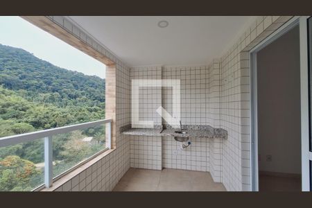 Varanda da Sala de apartamento para alugar com 2 quartos, 65m² em Canto do Forte, Praia Grande