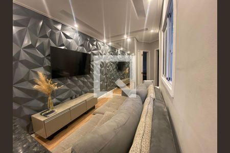 Sala de apartamento à venda com 2 quartos, 80m² em Jardim Utinga, Santo André