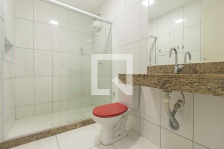 Casa de condomínio para alugar com 200m², 3 quartos e 1 vaga Casa de condomínio para alugar com 200m², 3 quartos e 1 vagaDetalhe do Banheiro Social