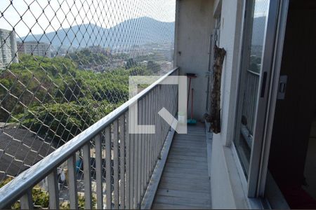 Varanda da Sala de apartamento à venda com 3 quartos, 197m² em Taquara, Rio de Janeiro