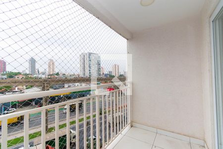 Varanda da Sala de apartamento para alugar com 2 quartos, 44m² em Vila Prudente, São Paulo